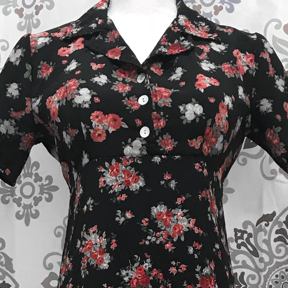 •ACLI DESIGNS• EUC Petite Empire Waist Maxi Dress